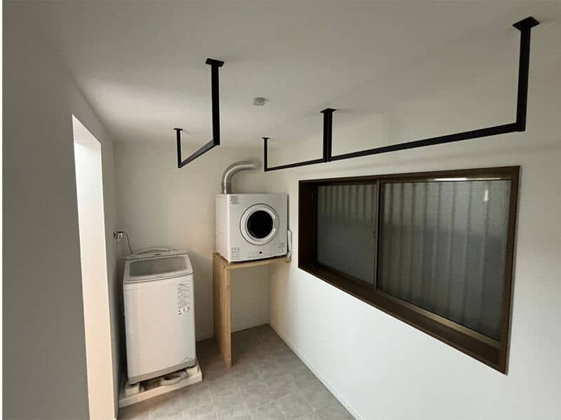 豊中戸建ランドリールーム施工後